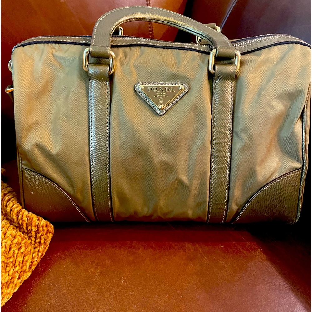 Genuine Prada, 10 inches long 6 inches in height.